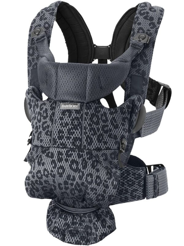 BabyBjörn Move kandekott, Anthracite-Leopard Mesh