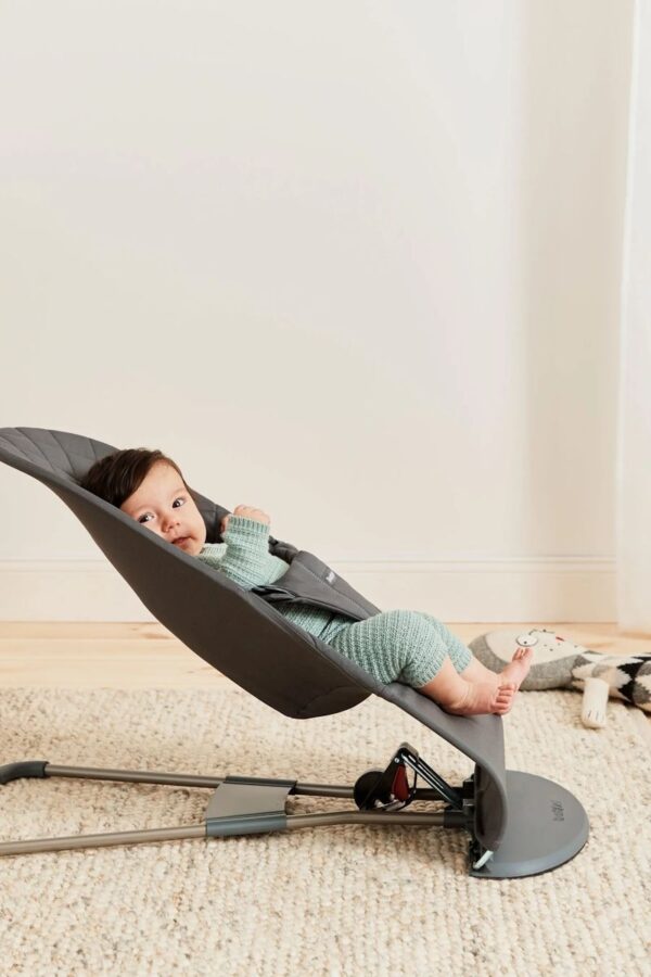 Babybjörn Bouncer Bliss lamamistool Woven Classic, Anthracite — изображение 2