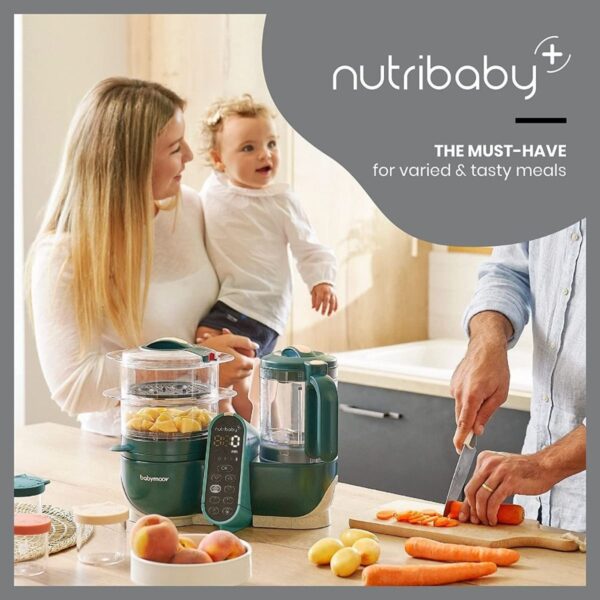 Babymoov Nutribaby Plus köögikombain, Opal Green - Image 3