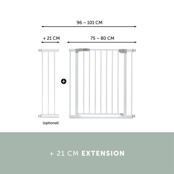 Hauck Clear Step Gate turvavärav, White — изображение 12