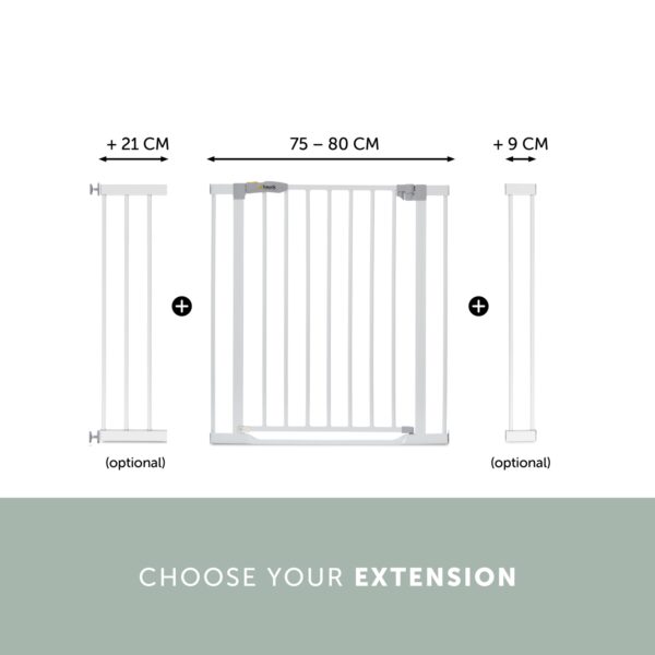 Hauck Clear Step Gate turvavärav, White — изображение 13