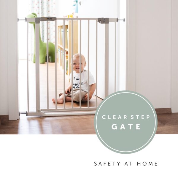 Hauck Clear Step Gate turvavärav, White — изображение 4