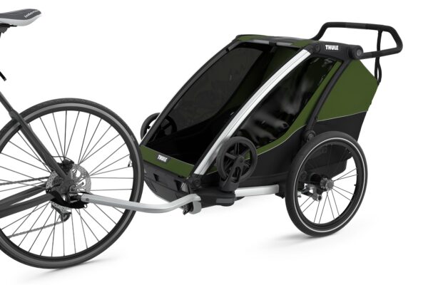 Thule Chariot Cab jalgrattakäru, Cypress Green — изображение 3