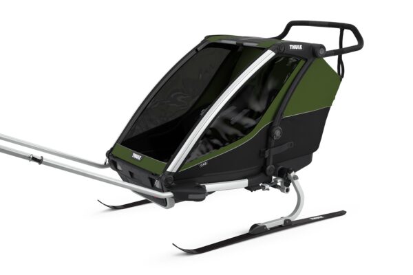 Thule Chariot Cab jalgrattakäru, Cypress Green — изображение 5