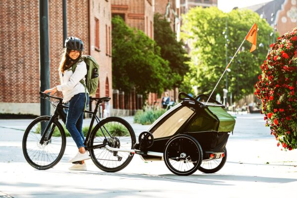 Thule Chariot Cab jalgrattakäru, Cypress Green — изображение 7