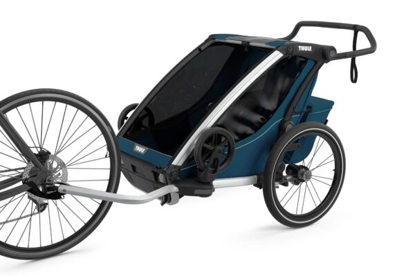 Thule Chariot Cross Double jalgrattakäru, Majolica Blue — изображение 3