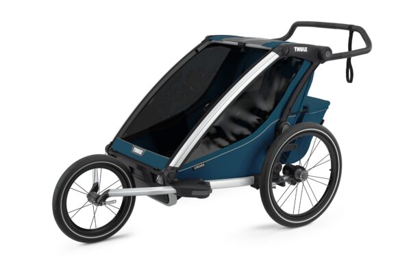 Thule Chariot Cross Double jalgrattakäru, Majolica Blue — изображение 4