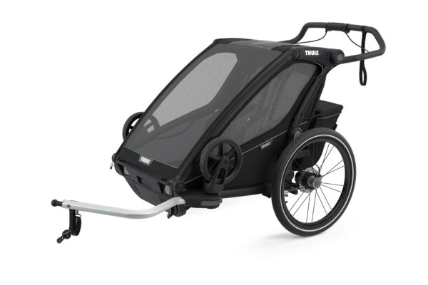 Thule Chariot Sport Double jalgrattakäru, Midnight Black