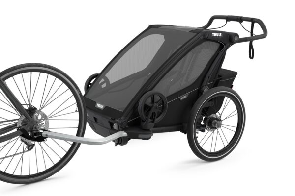 Thule Chariot Sport Double jalgrattakäru, Midnight Black — изображение 3