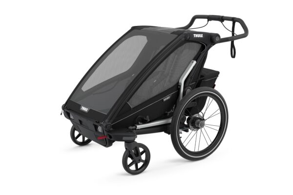 Thule Chariot Sport Double jalgrattakäru, Midnight Black — изображение 2