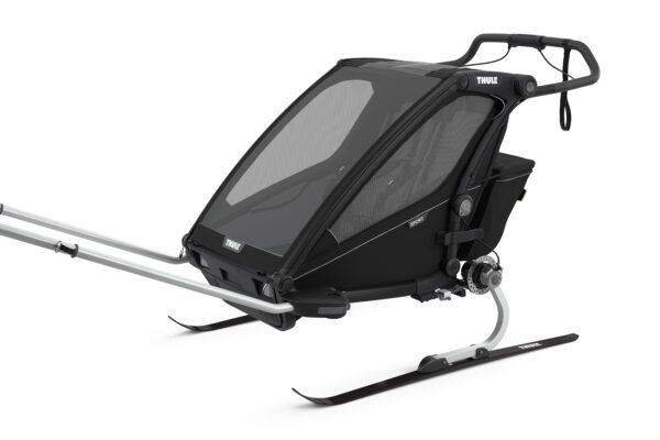 Thule Chariot Sport Double jalgrattakäru, Midnight Black — изображение 5