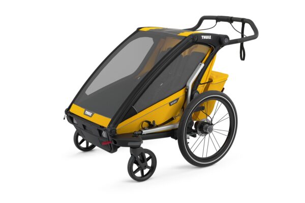 Thule Chariot Sport Double jalgrattakäru, Spectra Yellow — изображение 2