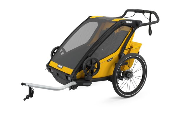 Thule Chariot Sport Double jalgrattakäru, Spectra Yellow