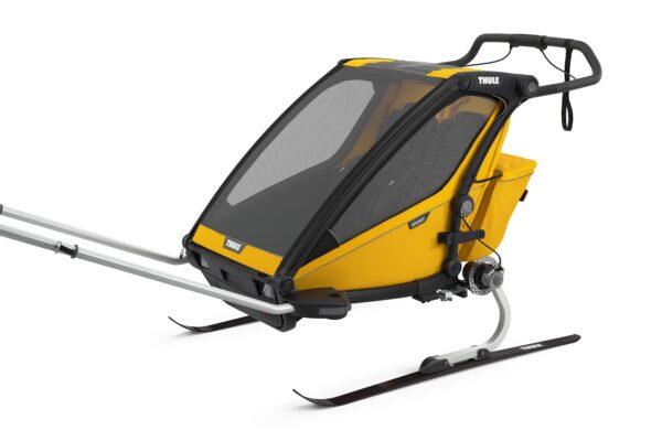 Thule Chariot Sport Double jalgrattakäru, Spectra Yellow — изображение 5