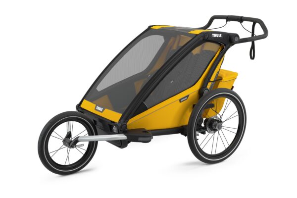 Thule Chariot Sport Double jalgrattakäru, Spectra Yellow — изображение 4