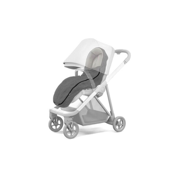 Thule stroller footmuff, Gray Melange - Image 3