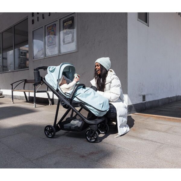 Thule stroller footmuff, Gray Melange — изображение 4