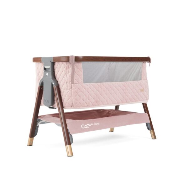 Tutti Bambini CoZee Luxe beebihäll voodi kõrvale, Walnut-Blush - Image 2