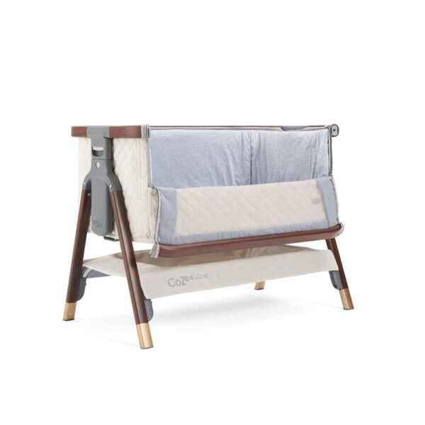 Tutti Bambini CoZee Luxe beebihäll voodi kõrvale, Walnut-Cream - Image 4