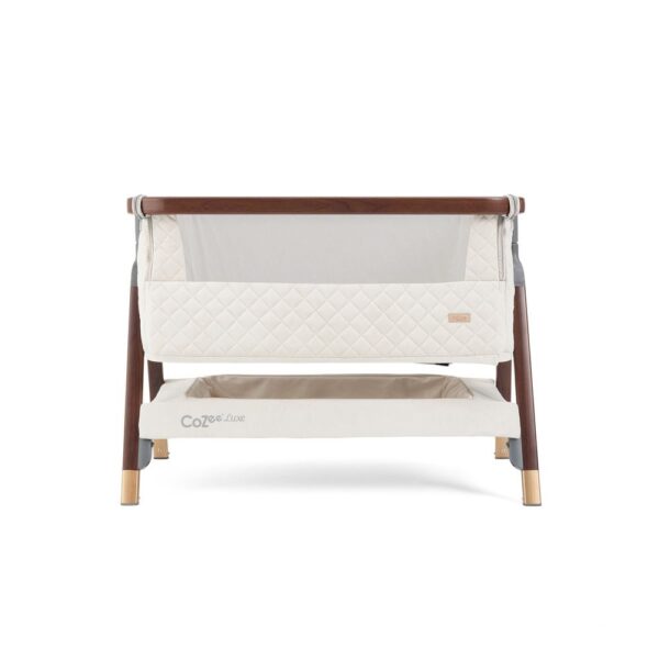 Tutti Bambini CoZee Luxe beebihäll voodi kõrvale, Walnut-Cream - Image 3