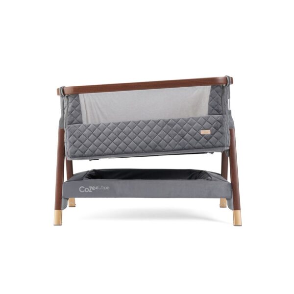 Tutti Bambini CoZee Luxe beebihäll voodi kõrvale, Walnut-Slate — изображение 5