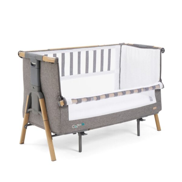 Tutti Bambini CoZee XL beebihäll voodi kõrvale, Oak-Charcoal - Image 2