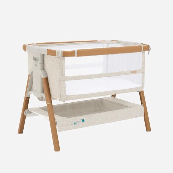 Tutti Bambini CoZee XL beebihäll voodi kõrvale, Scandinavian Walnut-Ecru — изображение 2