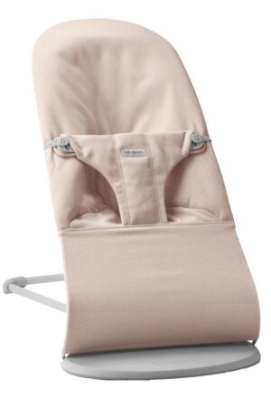 Babybjörn Bouncer Bliss lamamistool, Light pink Woven mélange