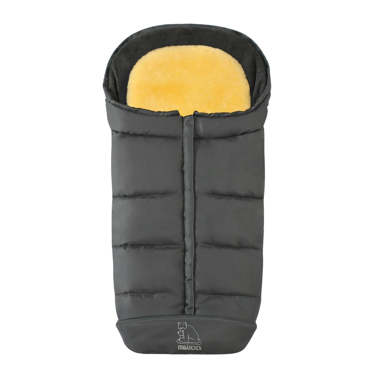 Heitmann Felle lambanahast soojakott eemaldatava voodriga, Grey