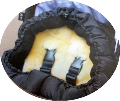 Heitmann Felle lambanahast soojakott eemaldatava voodriga, Grey - Image 2