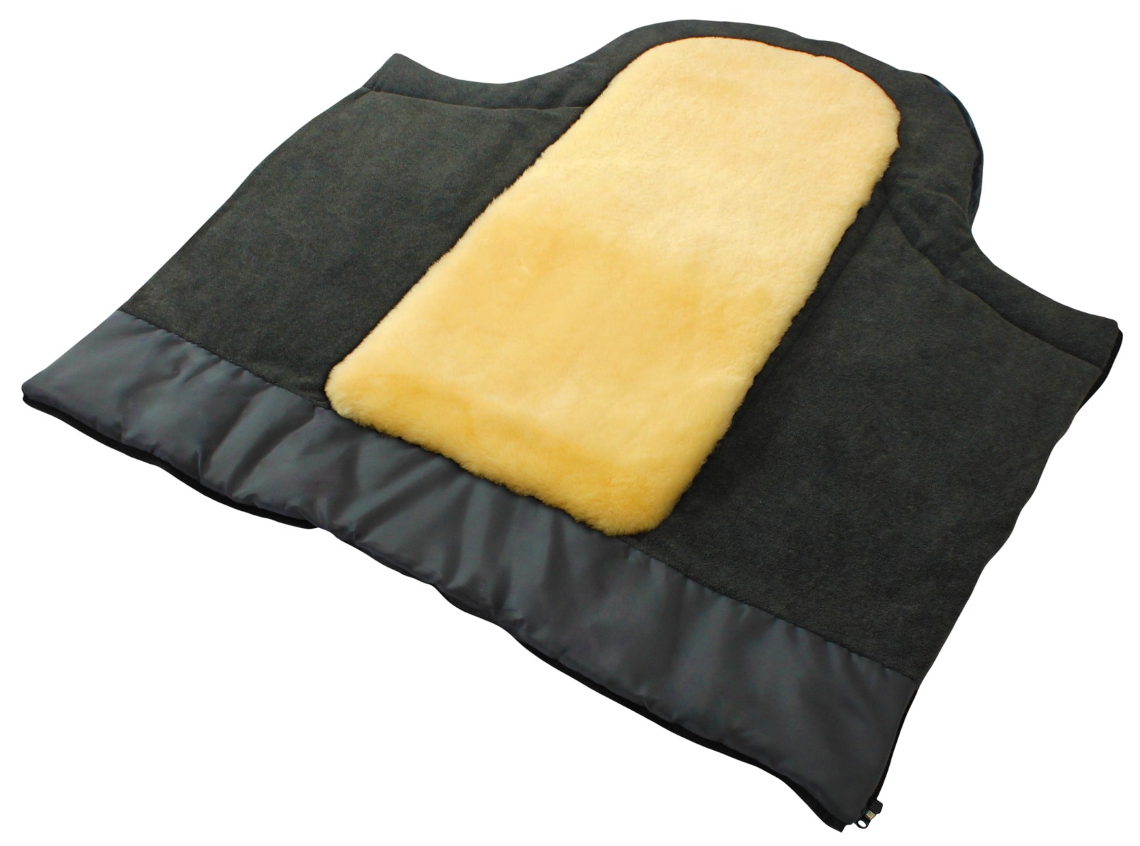 Heitmann Felle lambanahast soojakott eemaldatava voodriga, Grey - Image 5