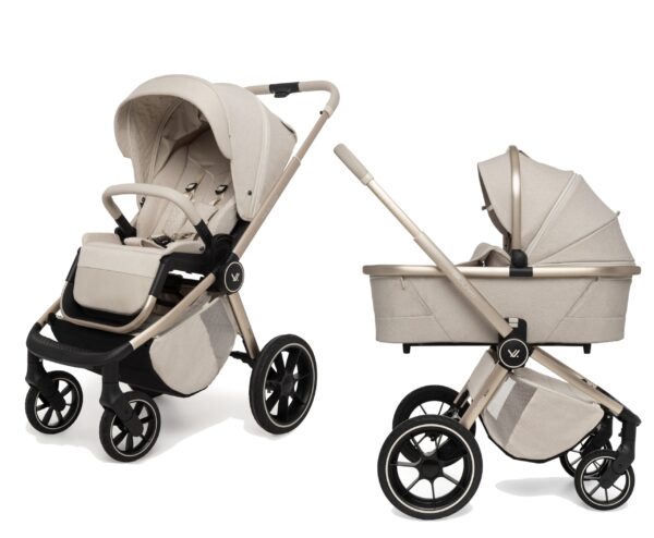 Muuvo Quick Boho jalutuskäru 2in1, Beige