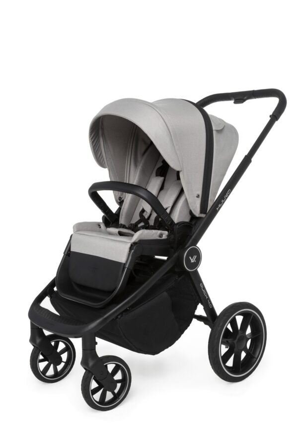 Muuvo Quick 4.0 jalutuskäru 2in1, Steel Grey - Image 2