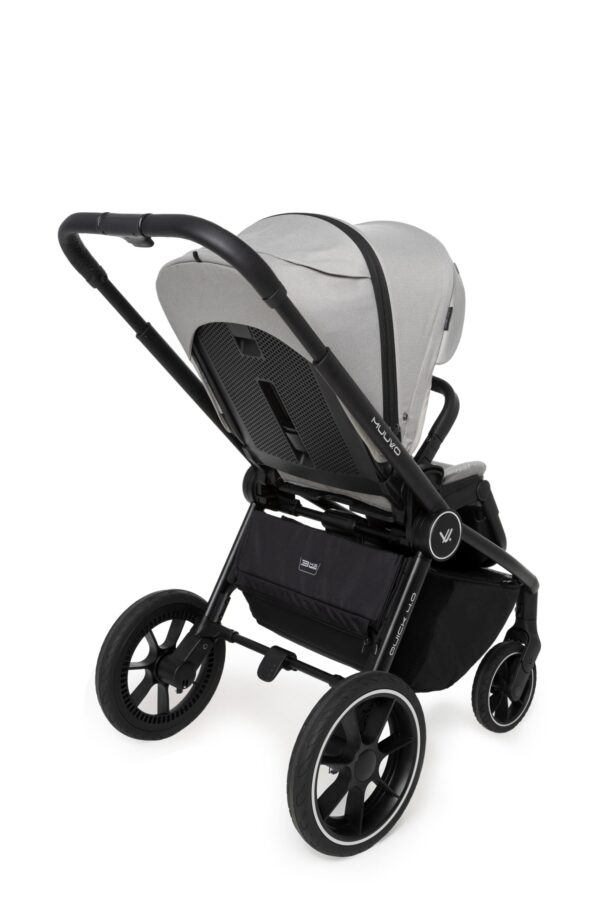 Muuvo Quick 4.0 jalutuskäru 2in1, Steel Grey - Image 4