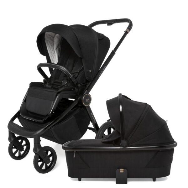 Muuvo Quick SE 2 jalutuskäru 2in1, Chromium Black