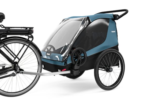 Thule Courier jalgrattahaagis, Aegean Blue — изображение 3