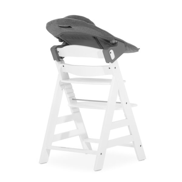 Hauck Alpha Premium lamamistool 2in1, Jersey Charcoal - Image 4