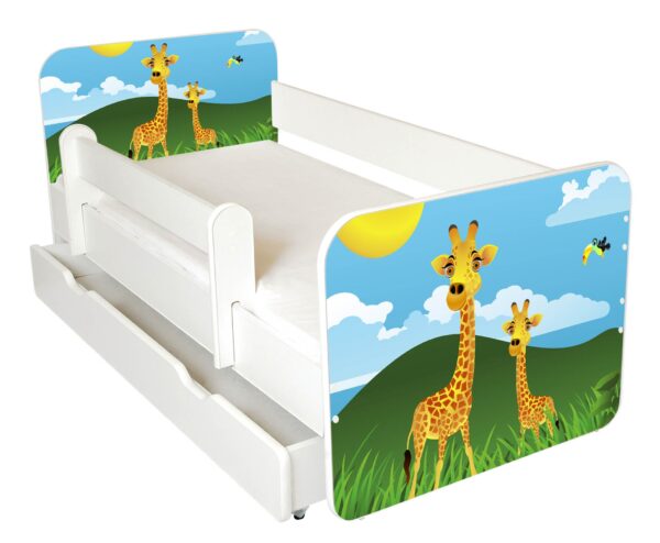 Lastevoodi Giraffe 70x140