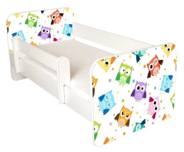 Lastevoodi Little Owls 70x140 valge — изображение 2