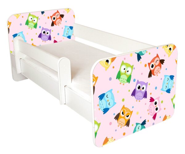 Lastevoodi Little Owls 80x160 roosa — изображение 2