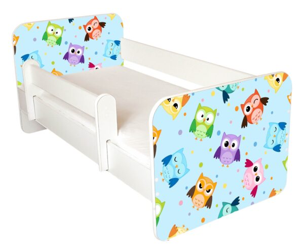 Lastevoodi Little Owls 80x160 sinine — изображение 2