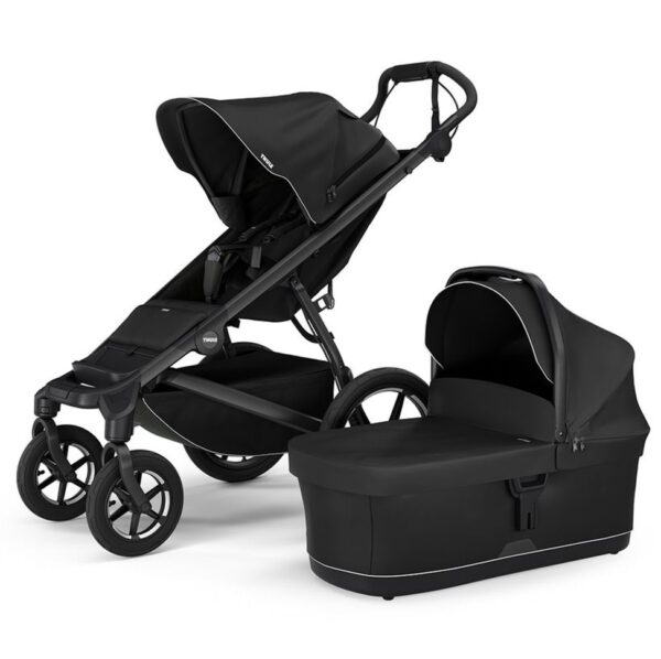 Thule Urban Glide 4-wheel jalutuskäru komplekt 2 in 1, Black/Black