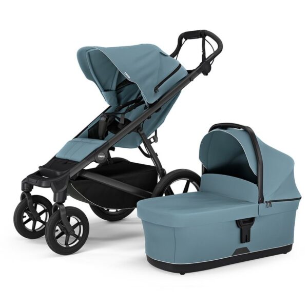 Thule Urban Glide 4-wheel jalutuskäru komplekt 2 in 1, Mid Blue/Mid Blue