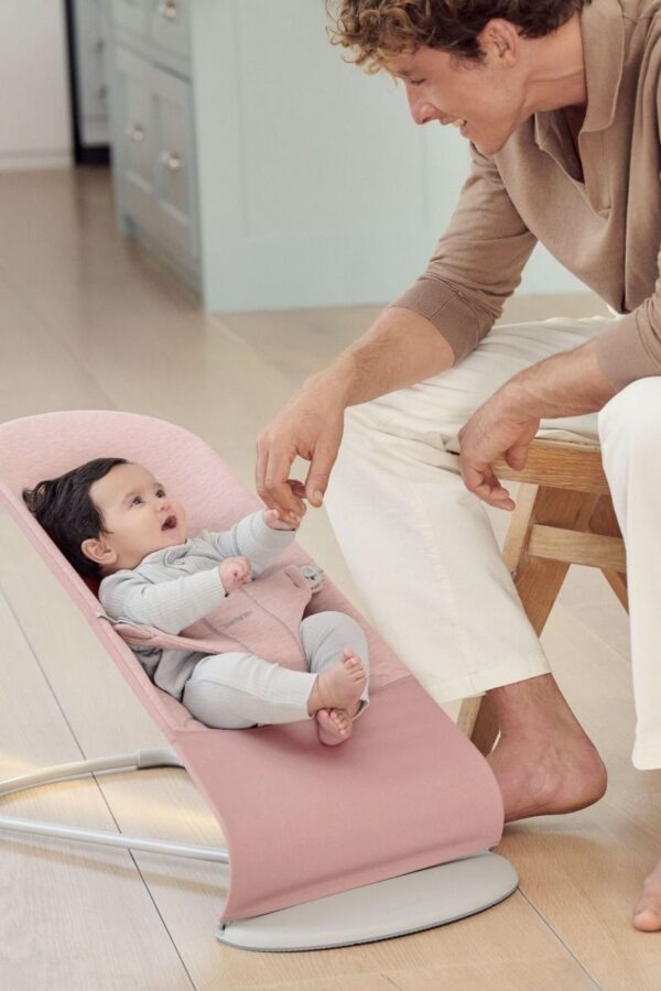 Babybjörn Bouncer Bliss lamamistool, Light Pink — изображение 2