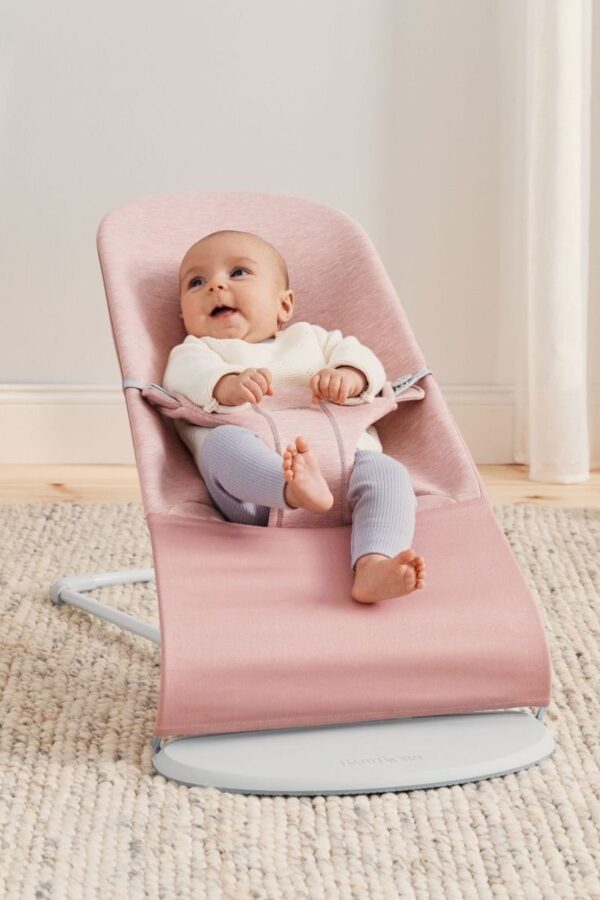 Babybjörn Bouncer Bliss lamamistool, Light Pink — изображение 3