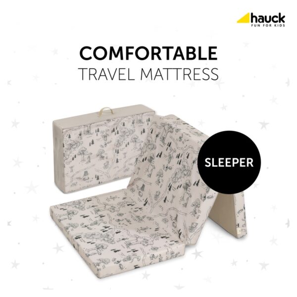 Hauck Sleeper madrats reisivoodile, Winnie the Pooh Beige - Image 2