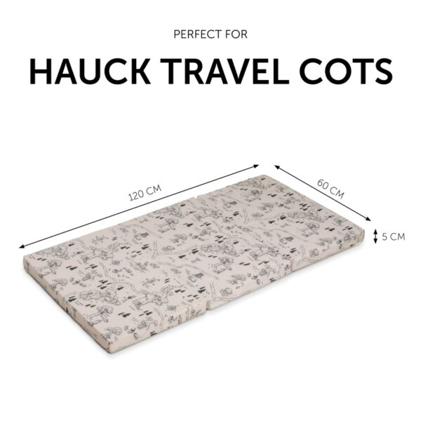 Hauck Sleeper madrats reisivoodile, Winnie the Pooh Beige — изображение 4