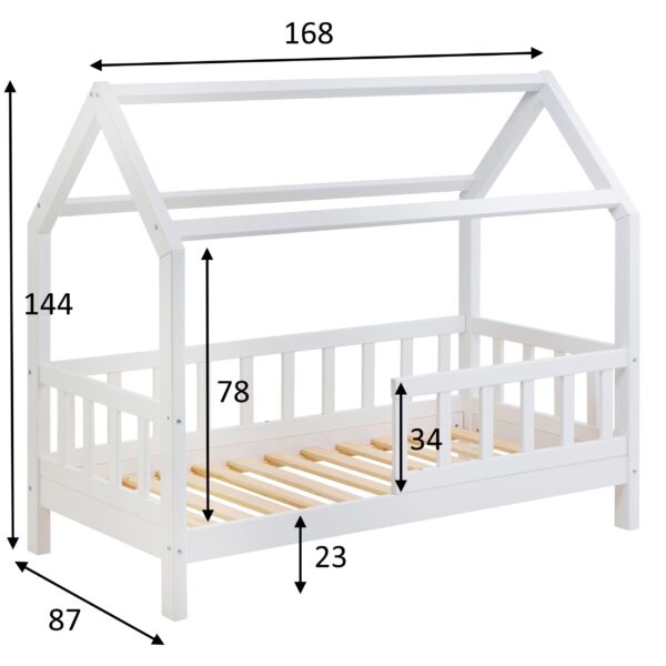 Majavoodi DreamHouse 80x160, valge — изображение 8