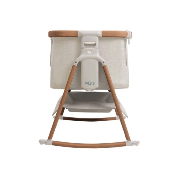 Tutti Bambini CoZee Air beebihäll voodi kõrvale, Scandinavian Walnut-Ecru — изображение 2