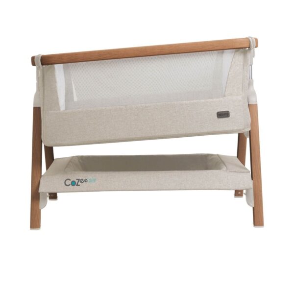 Tutti Bambini CoZee Air beebihäll voodi kõrvale, Scandinavian Walnut-Ecru - Image 4